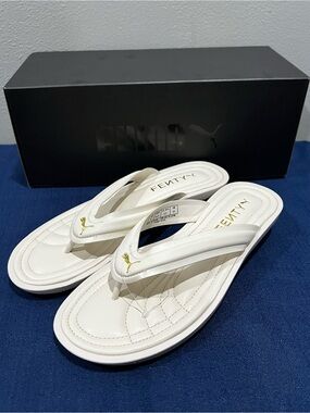 Puma x Fenty Cat Cleat Sandals Alpine Snow 404770-01 Size 5.5 Women’s